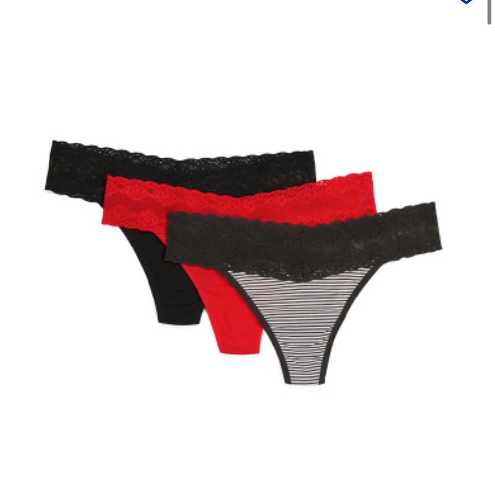 NWT 3 x NATORI BLISS PERFECTION O/S THONGS